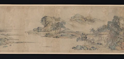 明 佚名 朱德潤 怡樂堂圖 卷|Hall of Harmony and Joy