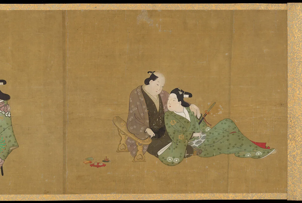 男色秘戯図巻|Handscroll of Ten Homoerotic (Nanshoku) Scenes — Miyagawa Chōshun 宮川長春