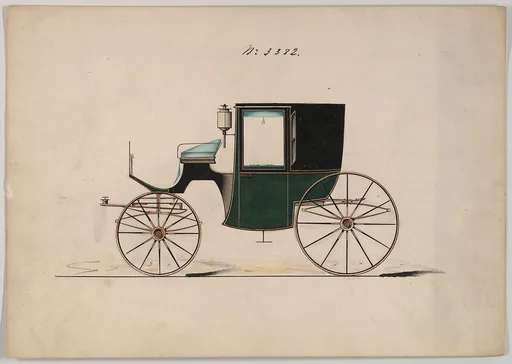 Design for Brougham, no. 3382