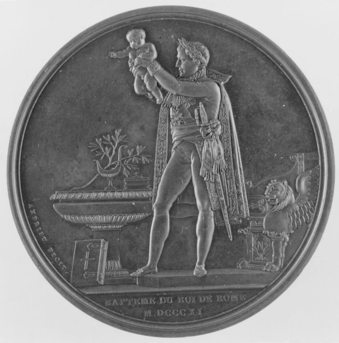 Baptism of King of Rome — Bertrand Andrieu|baron Dominique Vivant Denon|Paris Mint