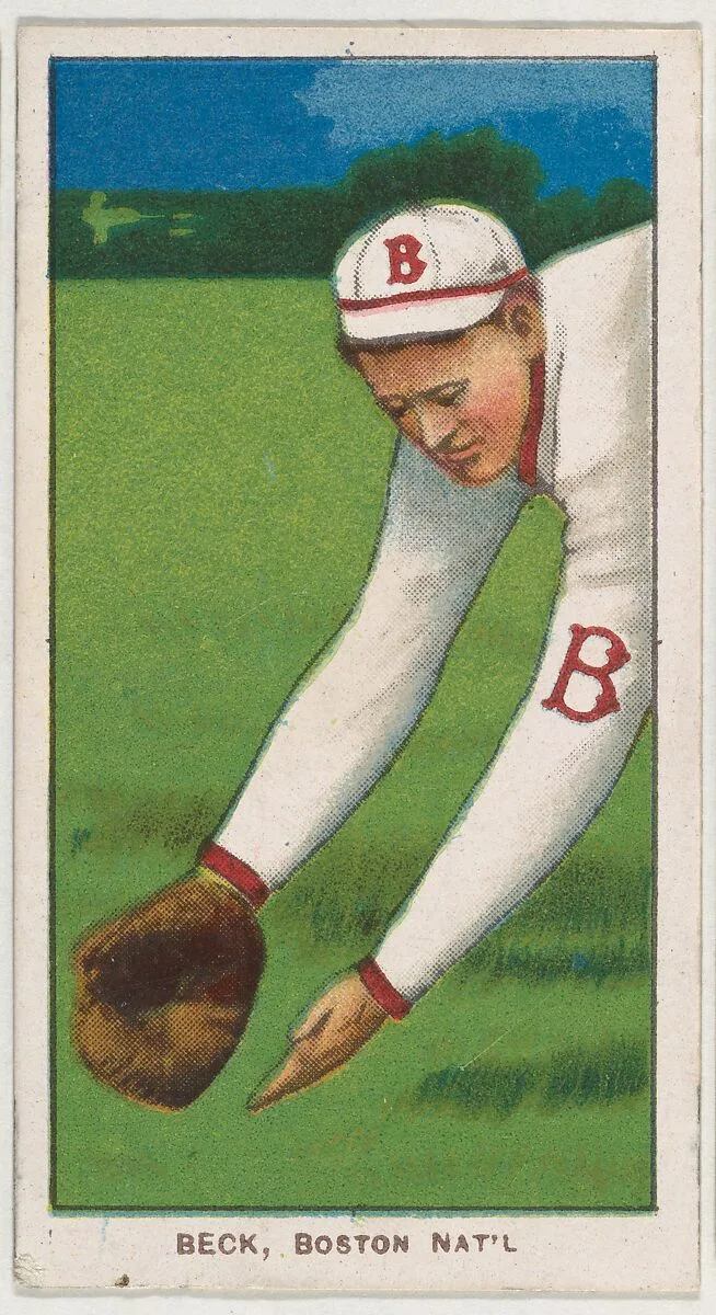 Beck, Boston, National League, from the White Border series (T206) for the American Tobacco Company — American Tobacco Company