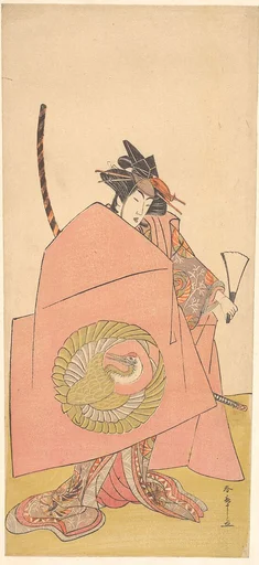 三代目瀬川菊之丞のわっぱ菊王にて女朝比奈の草摺引|The Actor Segawa Kikunojō III as Wappa no Kikuō in a Woman’s “Asahina Armor Pulling” (Asahina no kusazuri-biki) Scene