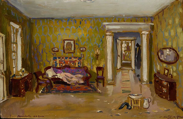 Interior for Nikolai Gogol's Play Marriage — Constantin Alexandrovitch Westchiloff