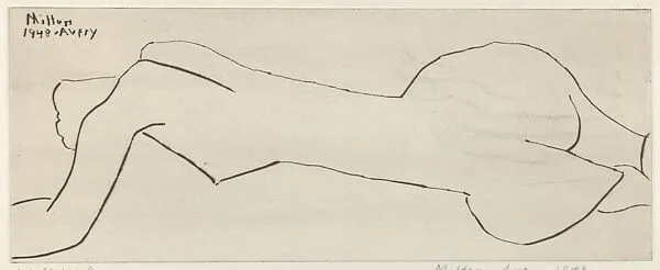 Nude with Long Torso — Milton Avery