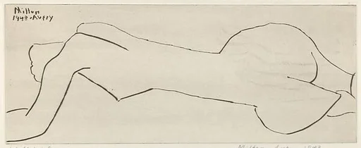 Nude with Long Torso