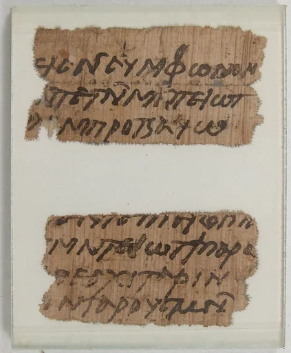 Papyrus Fragments of a Letter