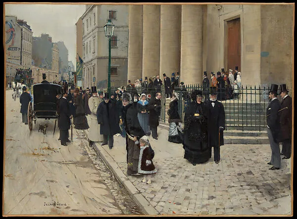 Sunday at the Church of Saint-Philippe-du-Roule, Paris — Jean Béraud
