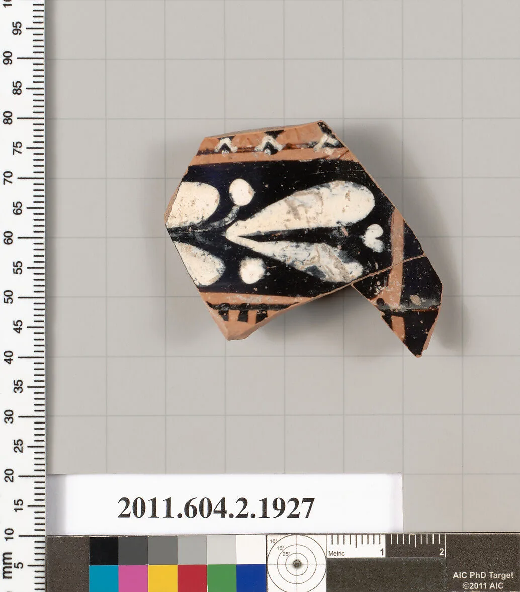 Terracotta fragment of a skyphos (deep drinking cup) — Unknown