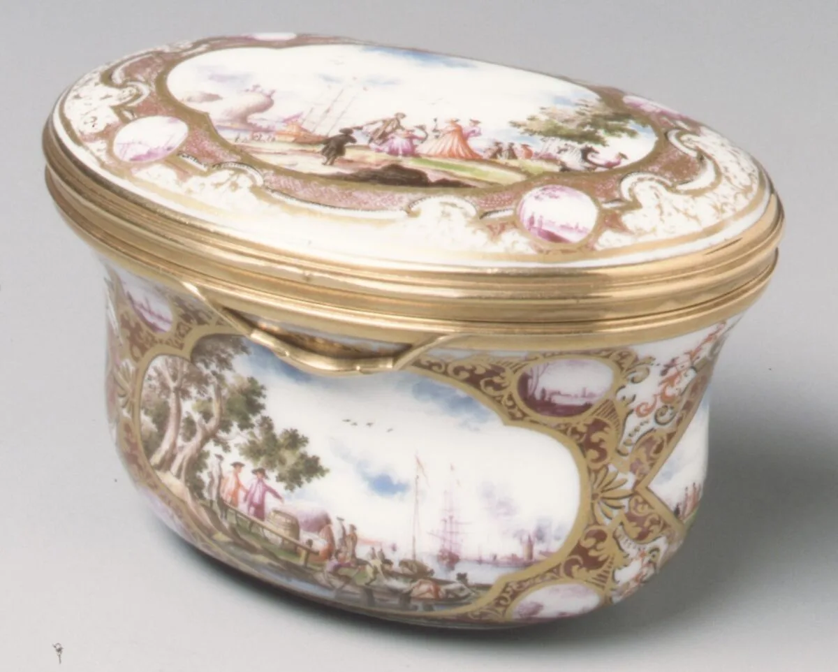 Snuffbox — Meissen Manufactory|Christian Friedrich Herold