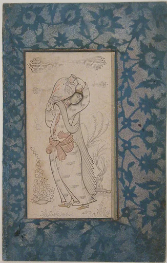 Woman Carrying a Vase