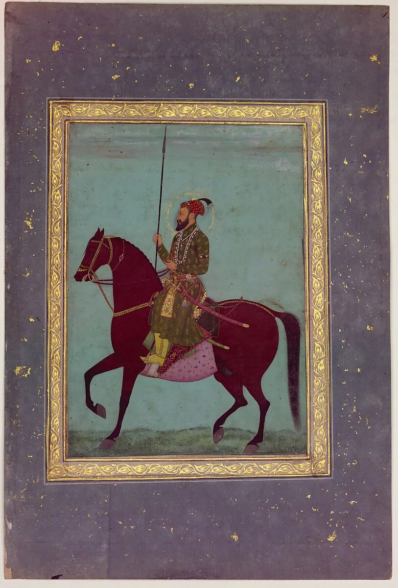 Equestrian Portrait of Aurangzeb — Unknown