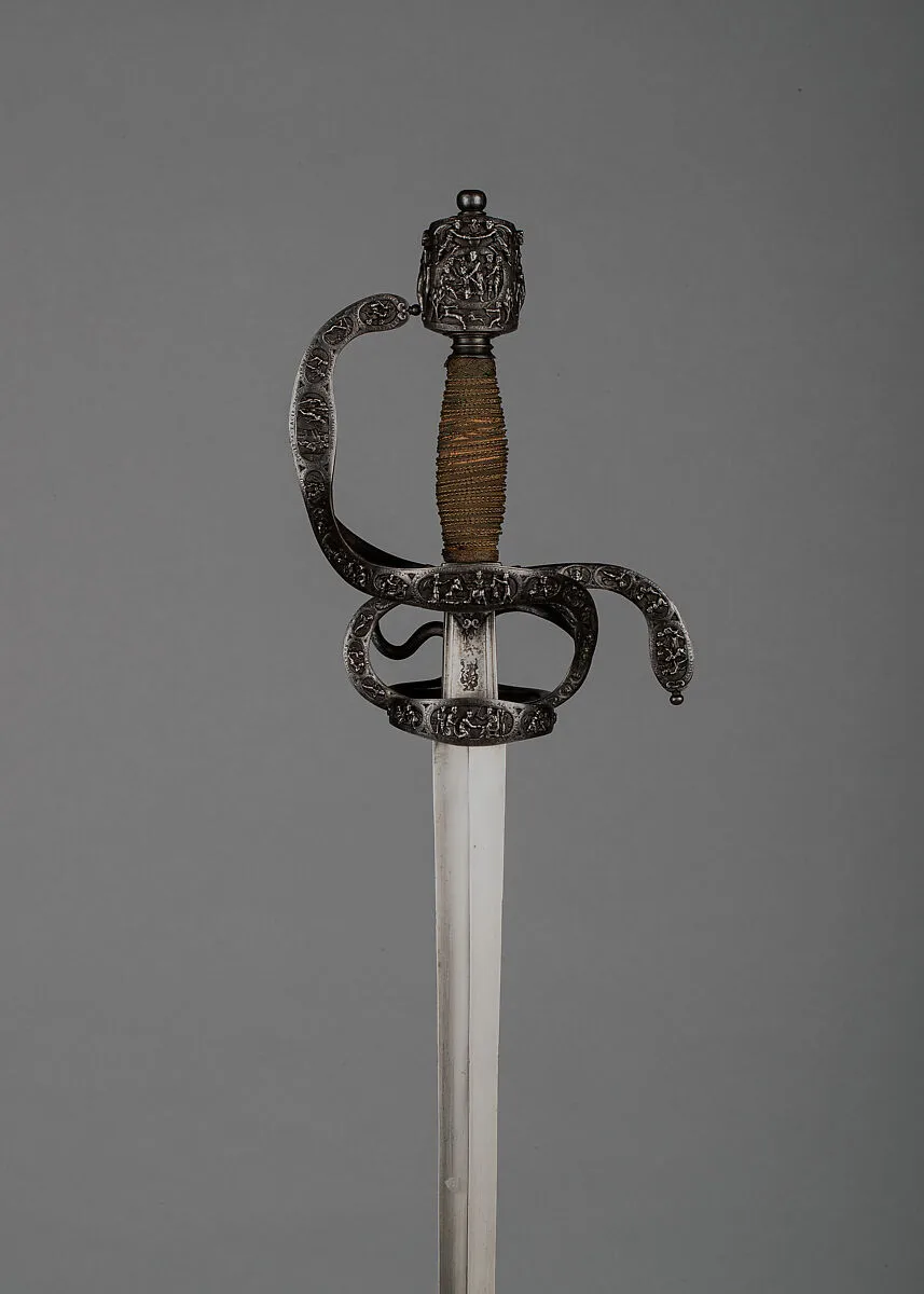 Rapier of Ambrogio Spinola (1569–1630) with Scabbard Chape — M. I. F.