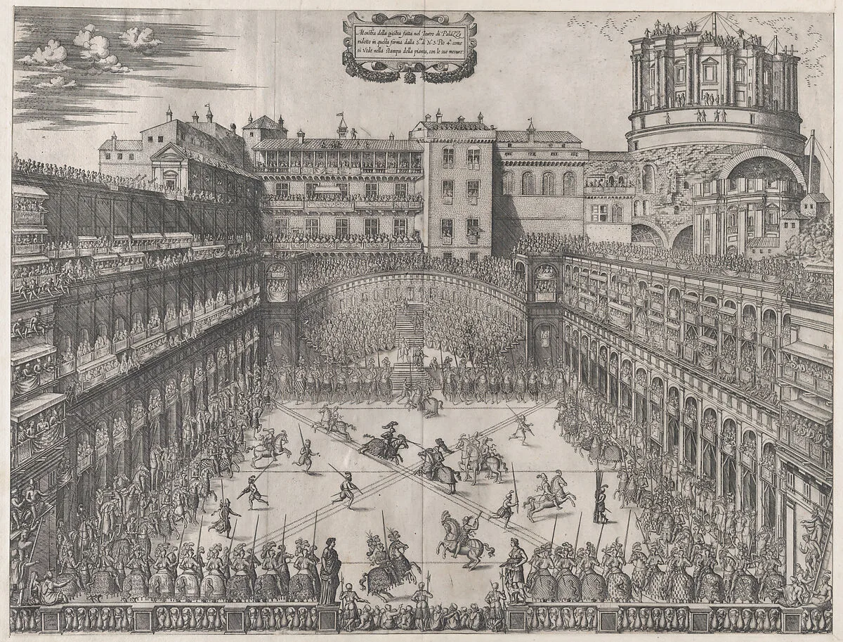Speculum Romanae Magnificentiae: Vatican Tournament — Antonio Lafreri|Master HCB|Jacob Binck|Antonio Lafreri