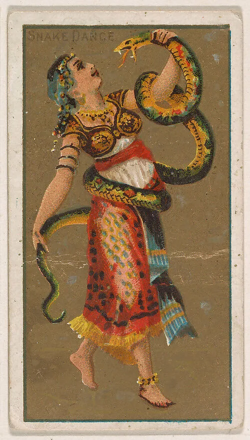 Snake Dance, from National Dances (N225, Type 1) issued by Kinney Bros. — Kinney Brothers Tobacco Company