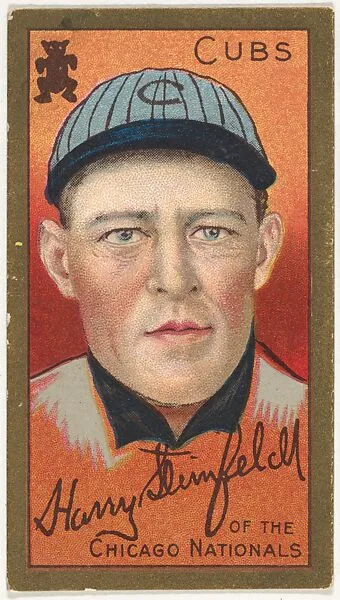 Harry Steinfeldt, Chicago Cubs, National League, from the "Baseball Series" (Gold Borders) set (T205) issued by the American Tobacco Company — American Tobacco Company