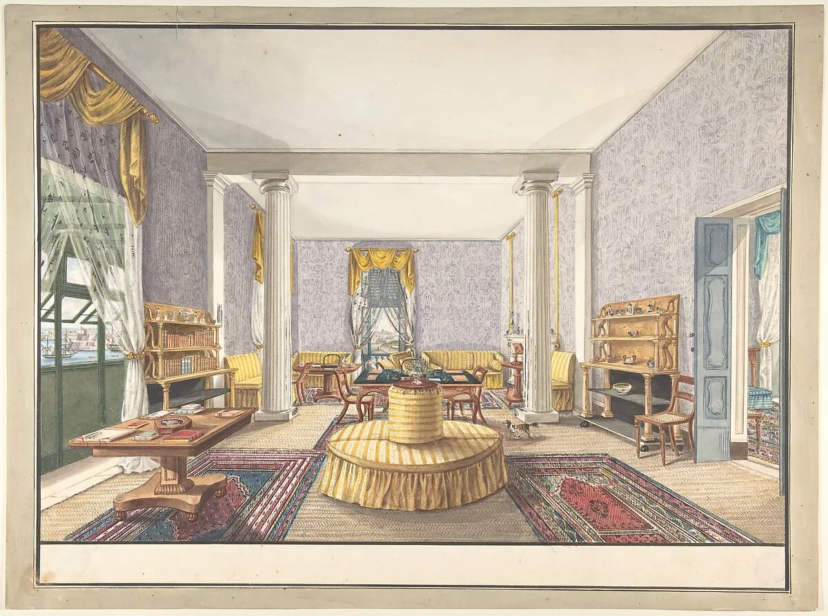 Design for interior — Charles de Brocktorff