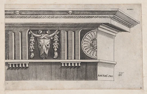 Speculum Romanae Magnificentiae: Doric Entablature