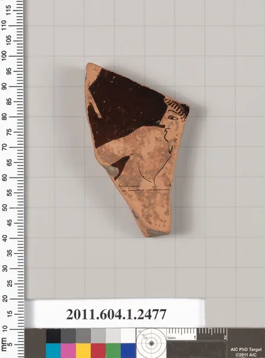Terracotta fragment of a kylix (drinking cup)