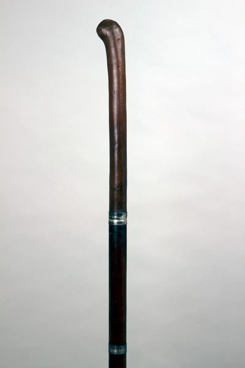 Sword Cane with Two Blades and Sheath — Unknown