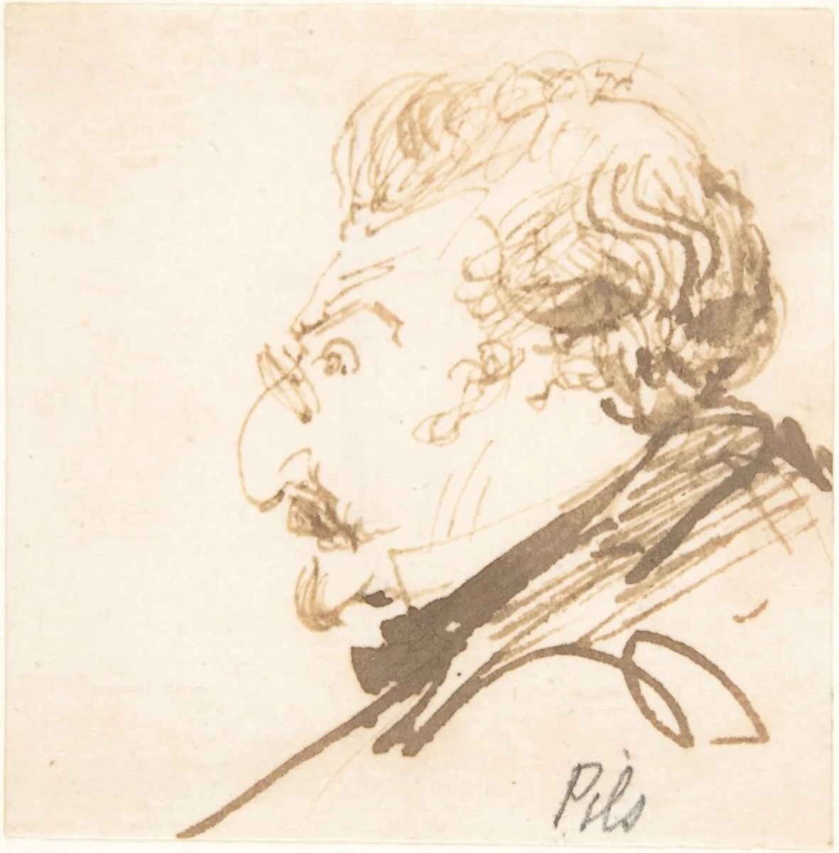 Portrait of Isidore Pils — Théodore Ballu|Isidore Pils