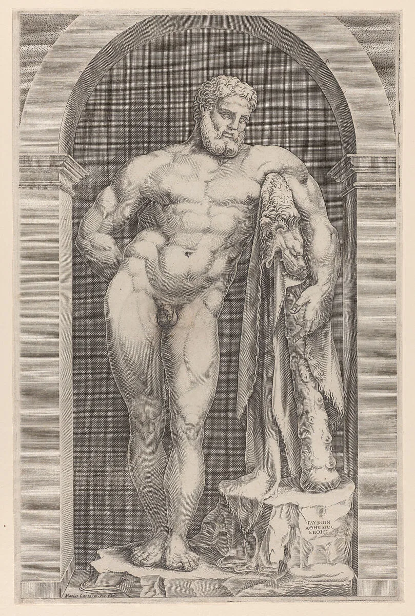 Farnese Hercules — Mario Cartaro|Giorgio Ghisi