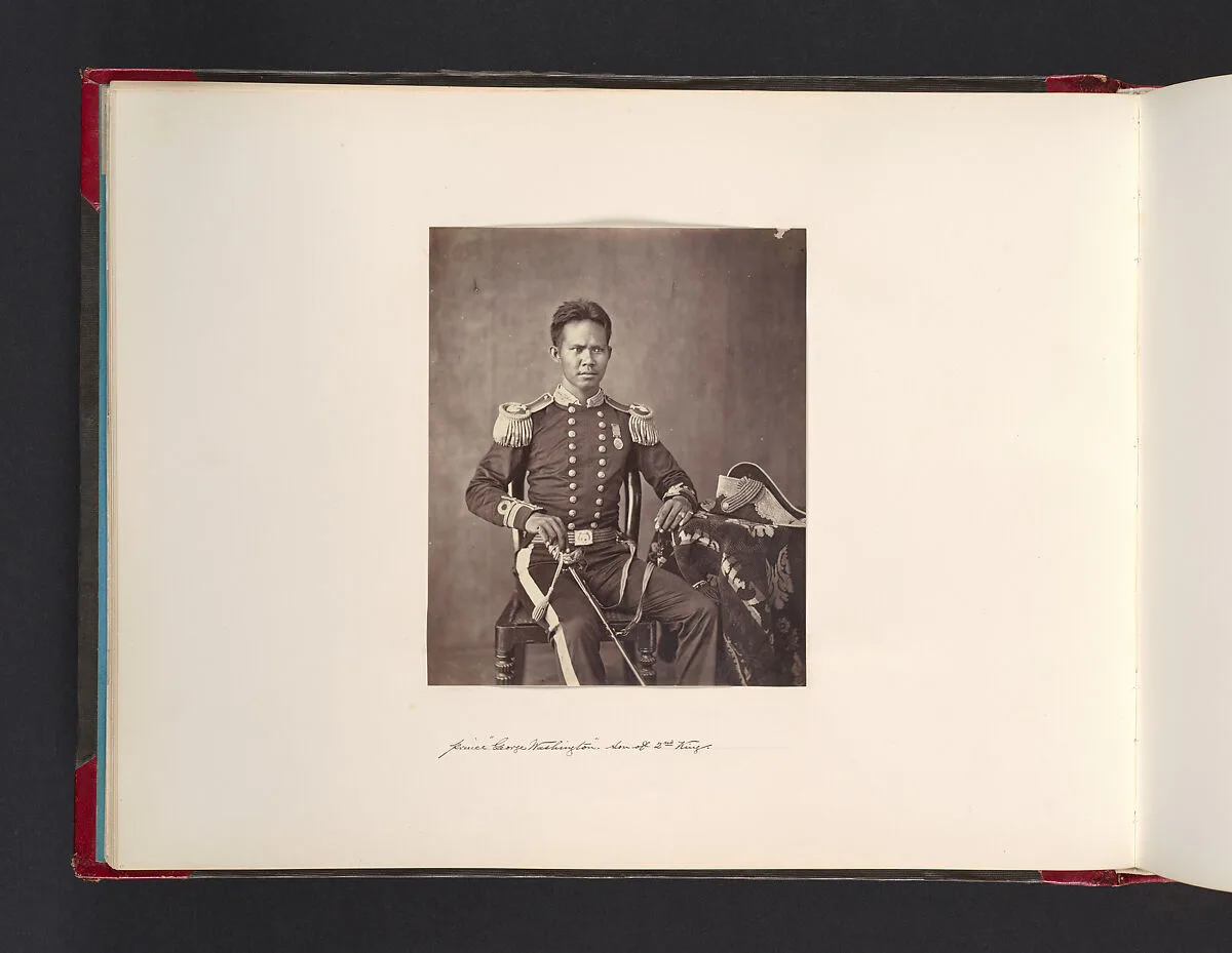 Prince "George Washington" Son of 2nd King — John Thomson
