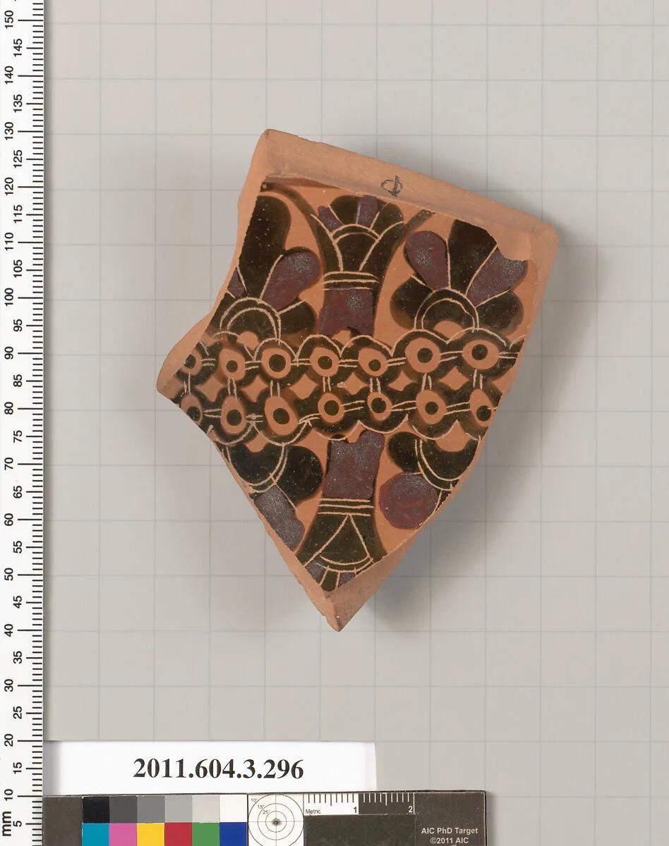 Terracotta fragment of a neck-amphora (jar) — Unknown