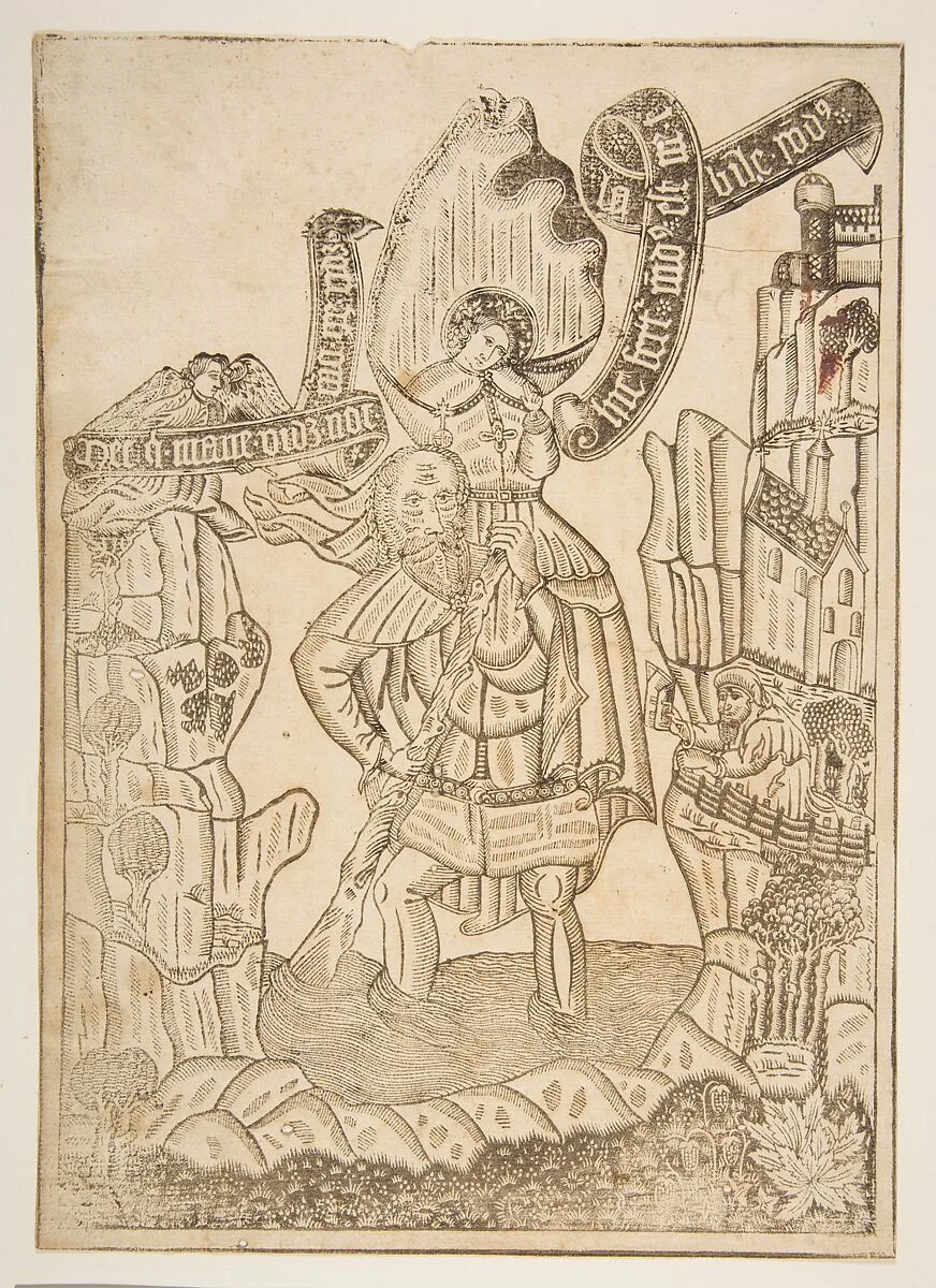 Saint Christopher — Anonymous, German, 19th century