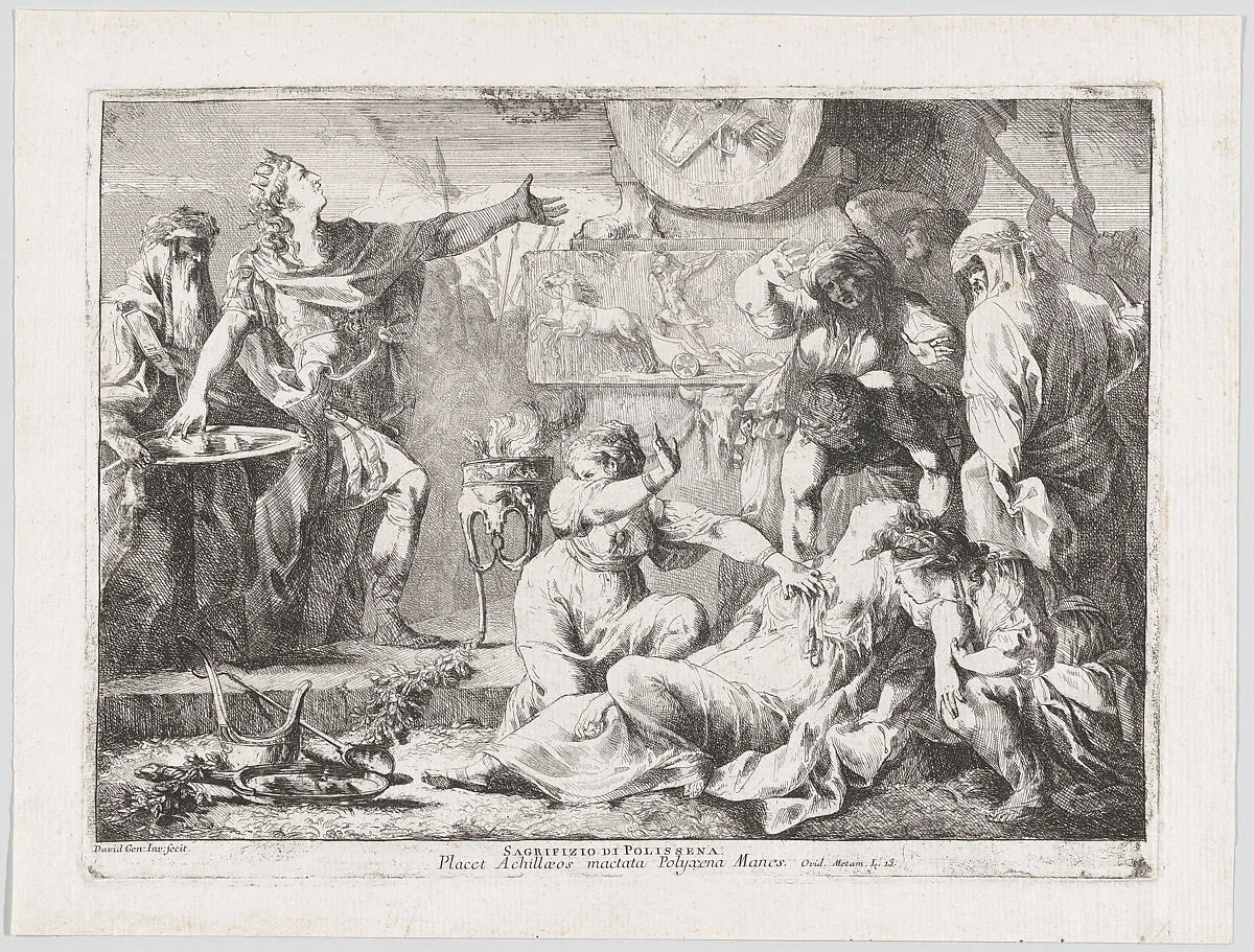 The Sacrifice of Polyxena — Giovanni David
