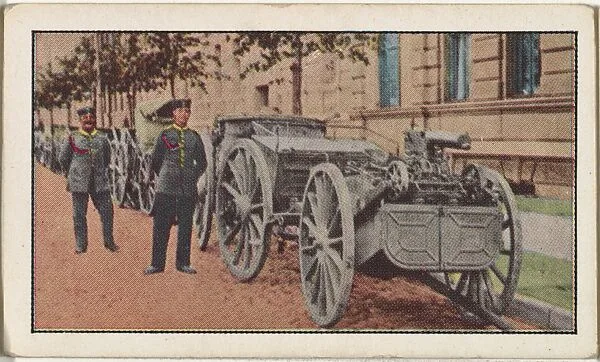 Card No. 143, With the Germans on the Russian Frontier, from the World War I Scenes series (T121) issued by Sweet Caporal Cigarettes — Underwood & Underwood|American Tobacco Company