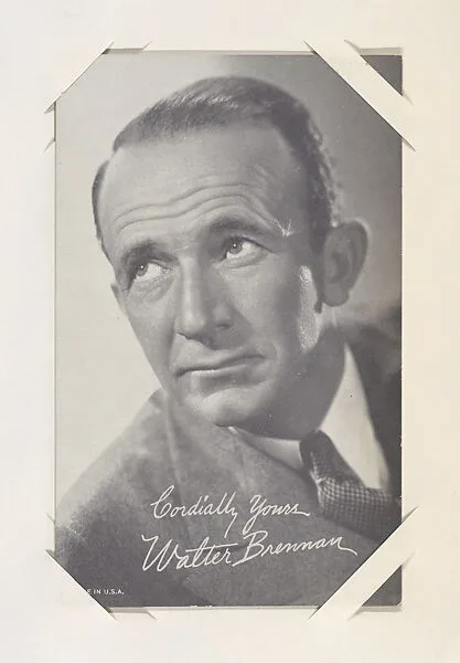 Walter Brennan from Movie Stars Exhibit Cards series (W401) — Unknown