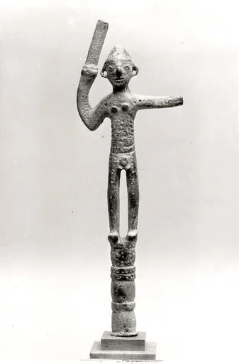 Smiting god figure