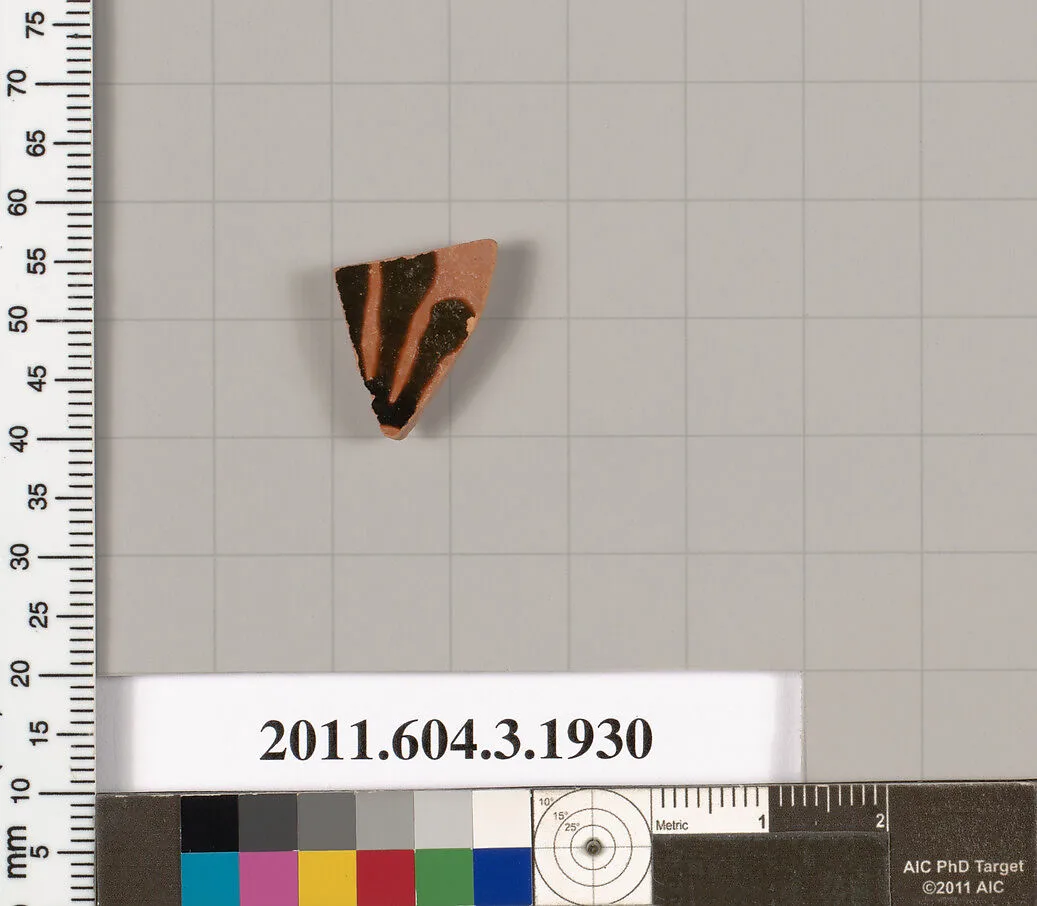Terracotta fragment of a kylix (drinking cup) or a skyphos (deep drinking cup)? — Unknown