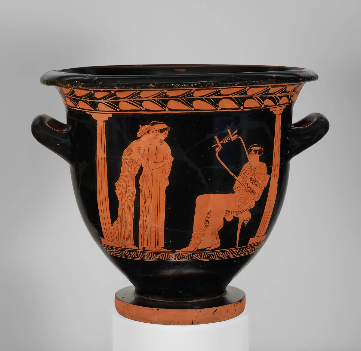 Terracotta bell-krater (bowl for mixing wine and water) — Danaë Painter