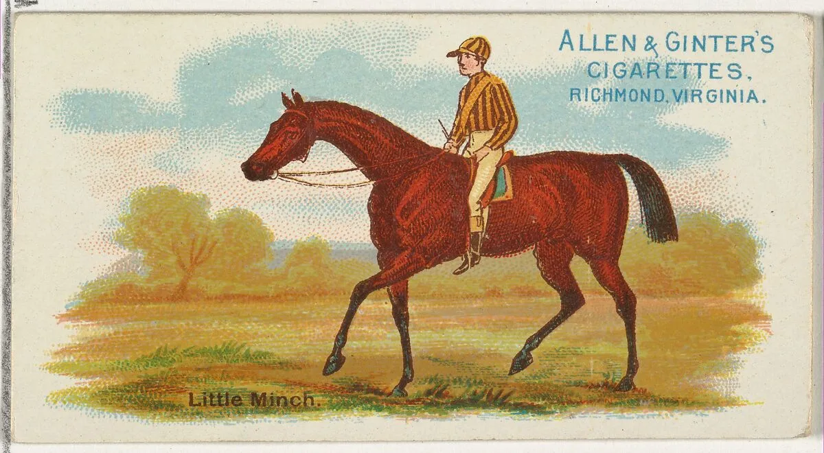 Little Minch, from The World's Racers series (N32) for Allen & Ginter Cigarettes — Allen & Ginter|Lindner, Eddy & Claus