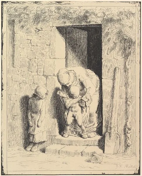 Maternal Care — Jean-François Millet|Maurice Le Garrec