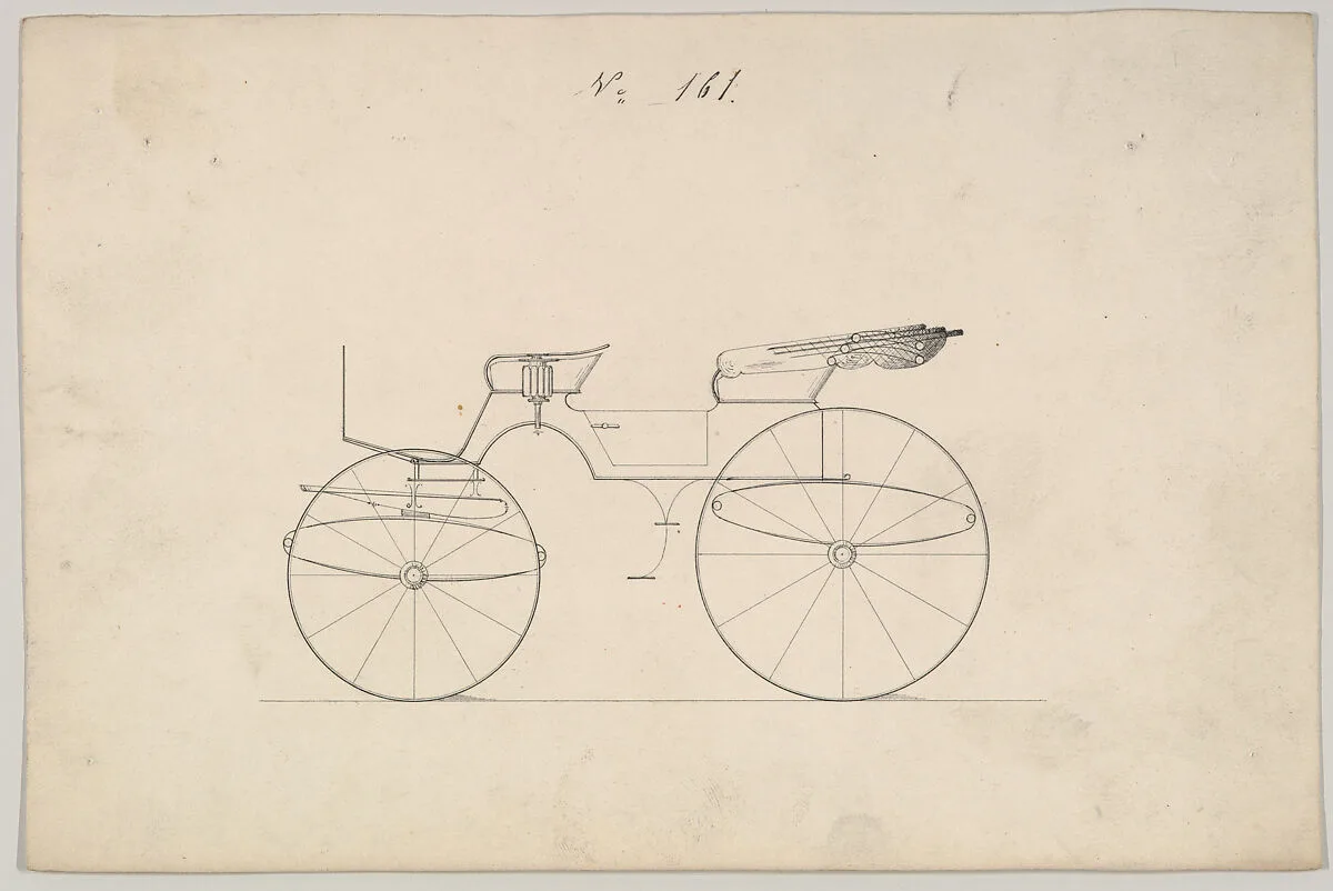 Design for Phaeton, no. 161 — Brewster & Co.
