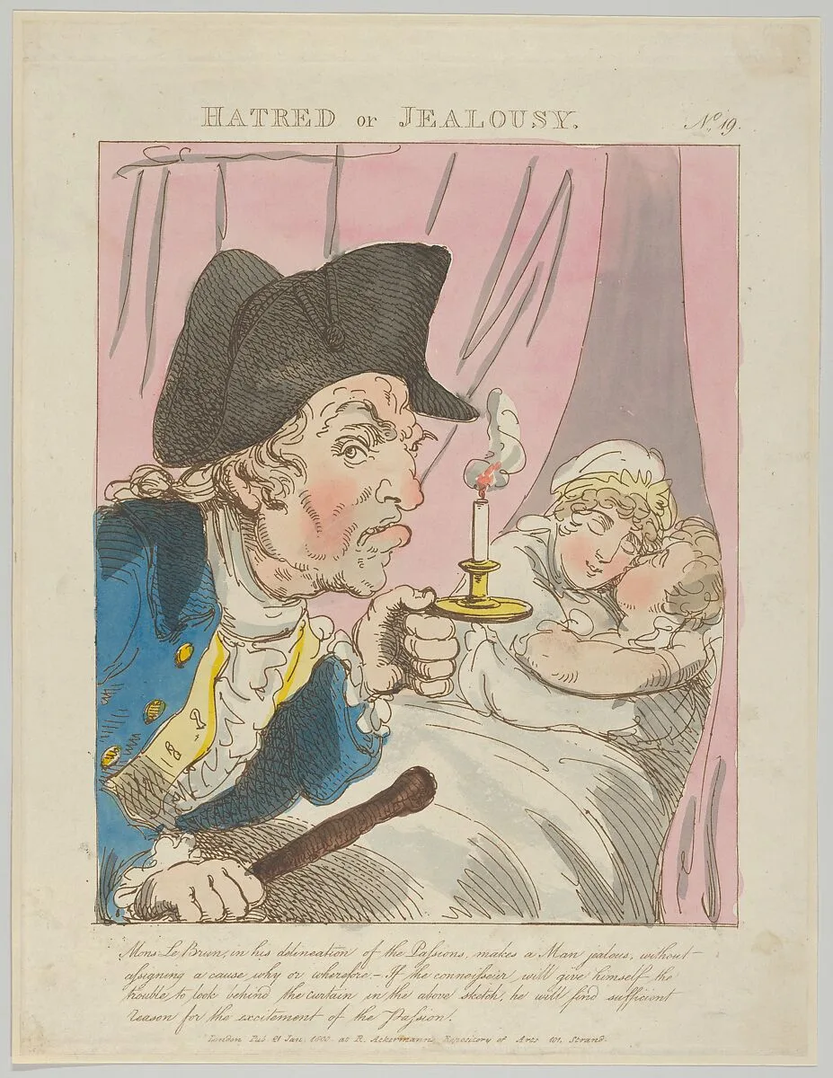 Hatred or Jealousy — Thomas Rowlandson|George Murgatroyd Woodward