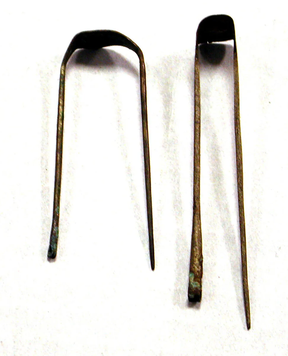 Hammered Copper Tweezers — Unknown