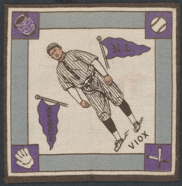 Jim Viox, Pittsburgh, National League from Baseball Players Felt Blanket series (B18) — Unknown