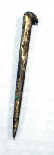 Hammered Silver Miniature Spear Thrower