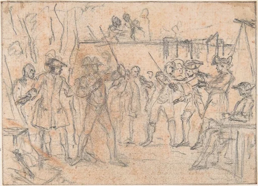 Study for an Engraving of "Songs in the Opera of Flora"