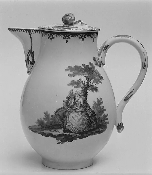 Milk pot — Ansbach Pottery and Porcelain Manufactory|The Hague