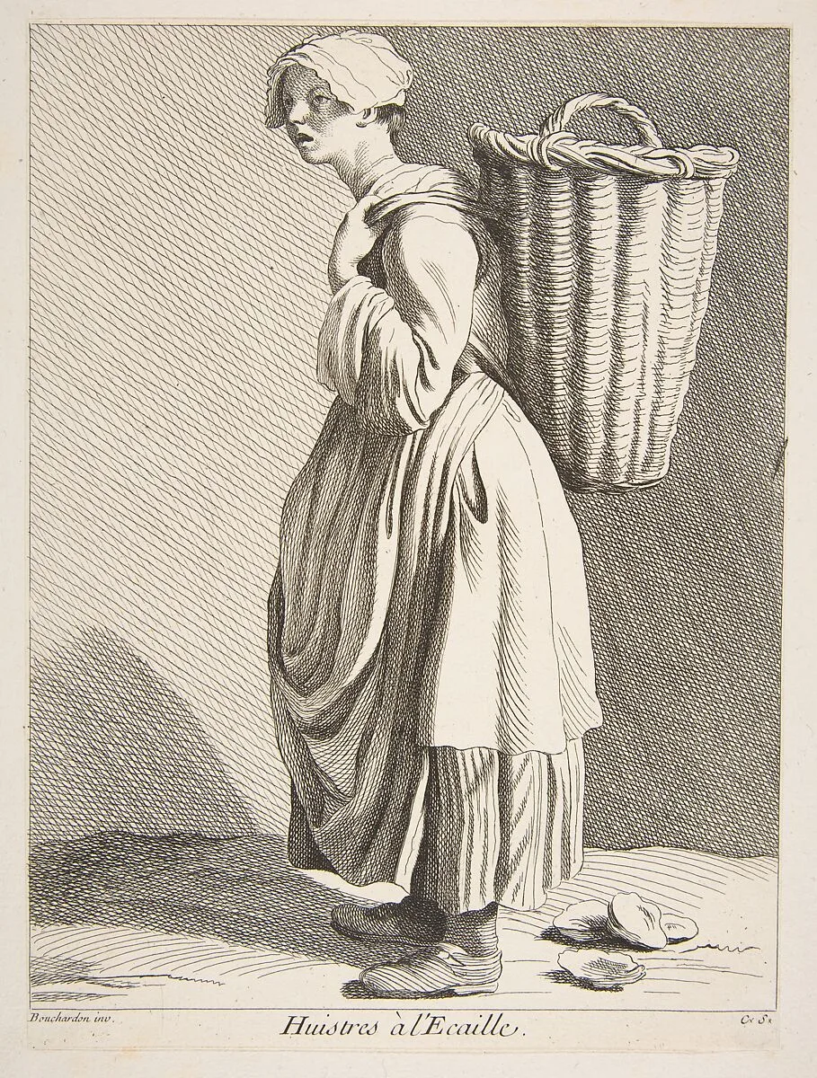 Oyster Seller — François Joullain|Edme Bouchardon|Anne Claude Philippe de Tubières, comte de Caylus