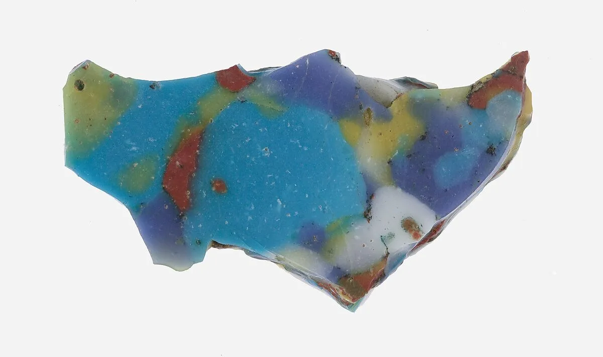 Fragment of a Dish of Polychrome Mosaic Glass — Unknown
