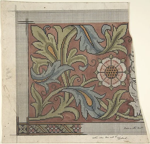 Design for Ecclesiastical Embroidery -- Cross Stitch Pattern