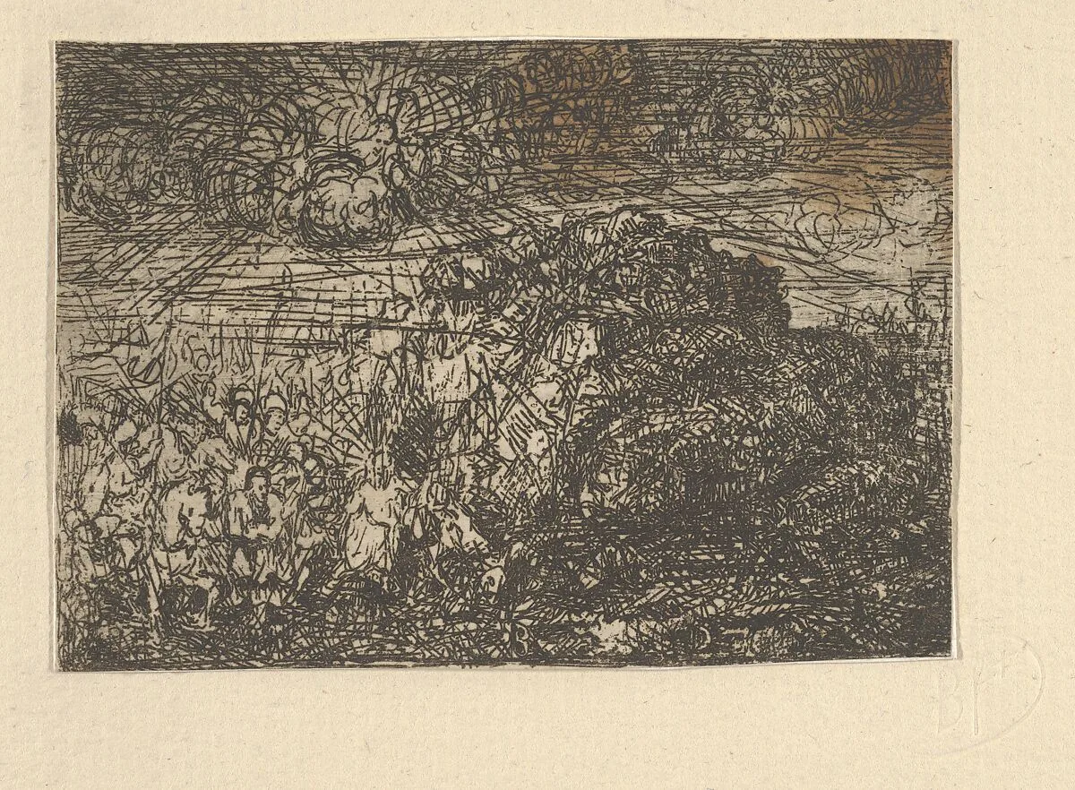 L'Arrestation du Christ (The Arrest of Christ) — Rodolphe Bresdin