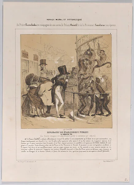 The Moral and Picturesque Voyage of Prince Kamchaka (No. 4) — J. J. Grandville|Aubert et Cie