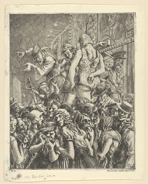 The Barker — Reginald Marsh