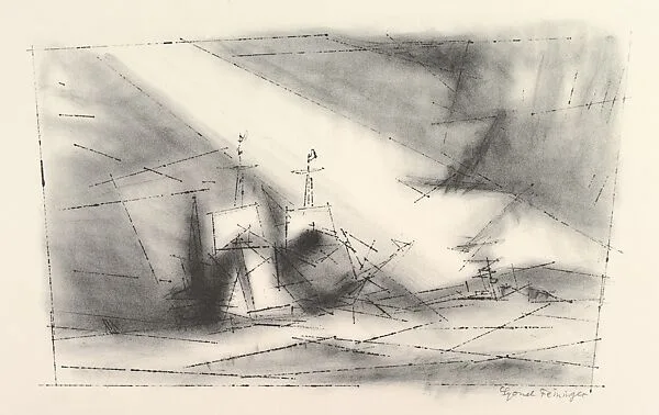 Off the Coast (Vor der Küste) — Lyonel Charles Feininger